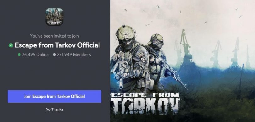 escape from tarkov discord for beginners
