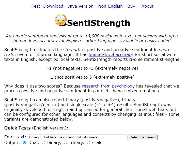 SentiStrength