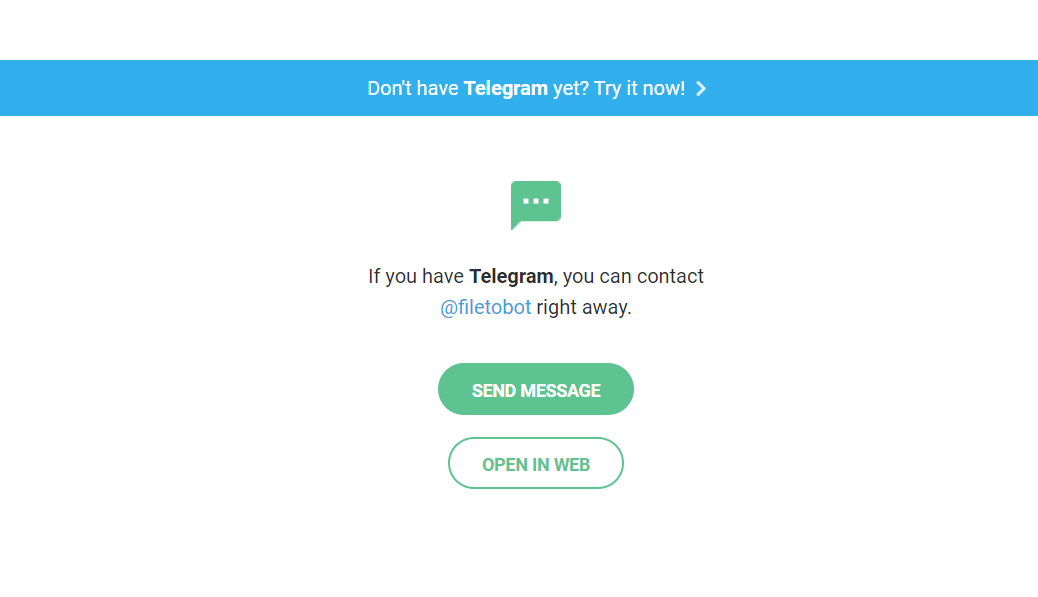 telegram ftp bot