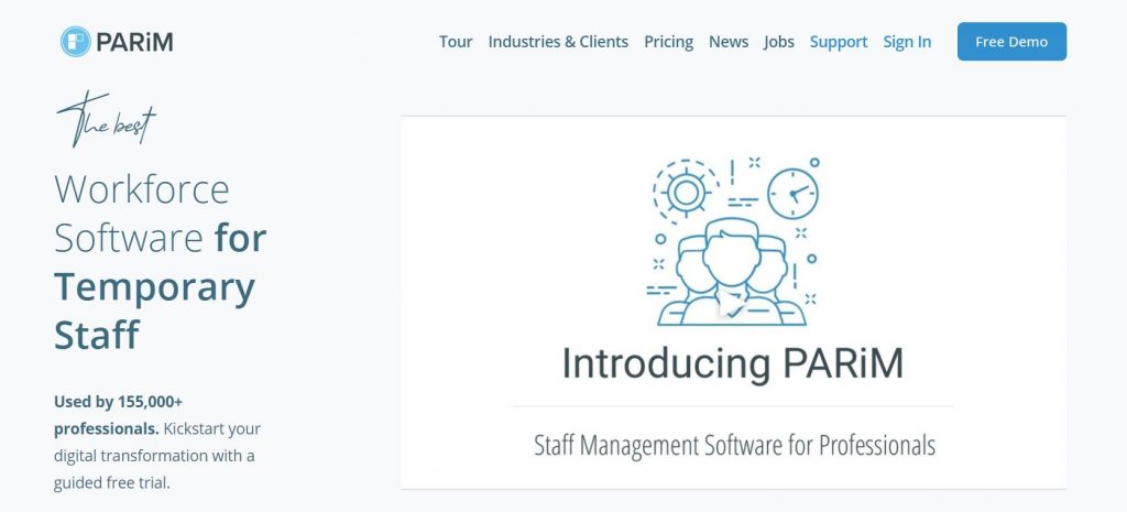PARiM staff management software