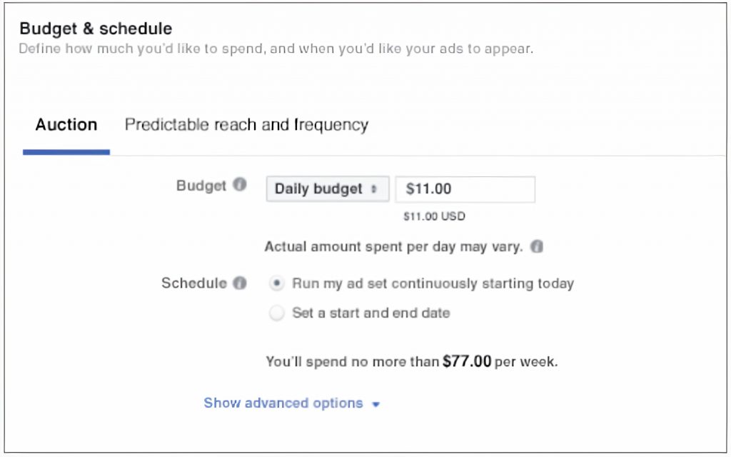 Customize your ad schedule