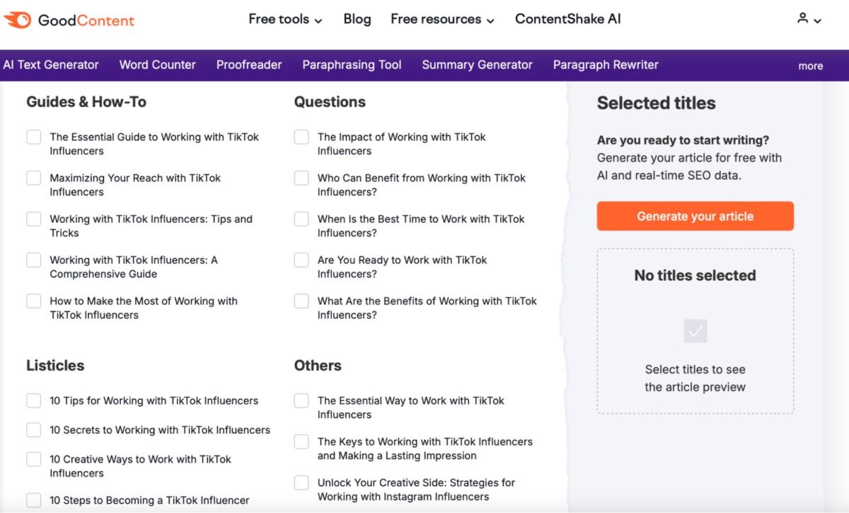 YouTube Title Generator [FREE] : Powered by AI