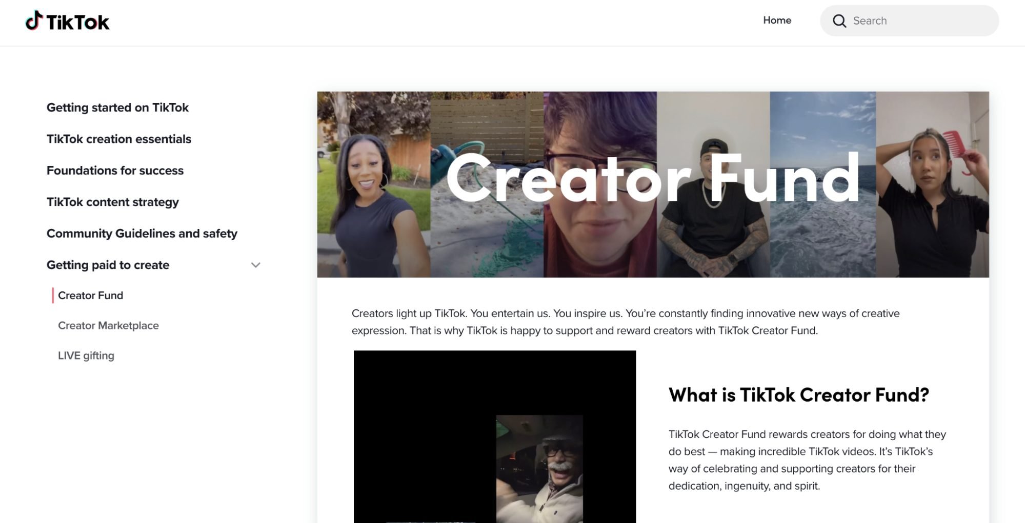 Creator fund. Tik Tok creator Fund.