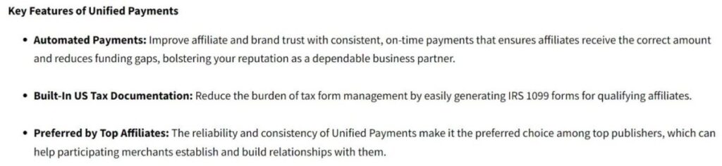 key features of united payments