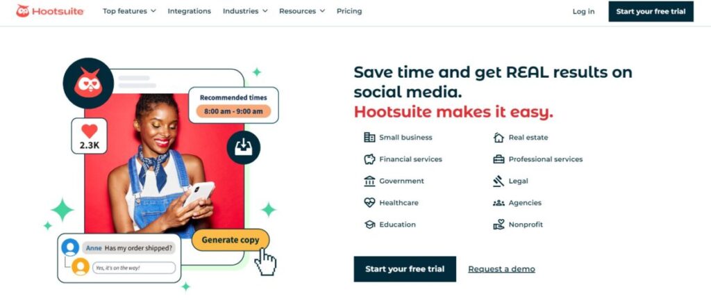 Hootsuite Social Media Marketing