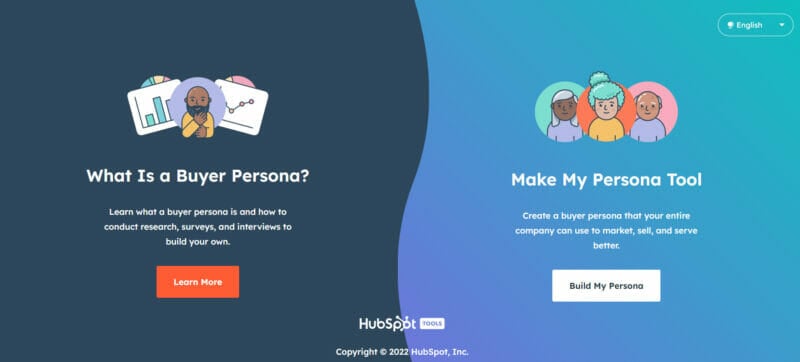 Make My Persona by HubSpot