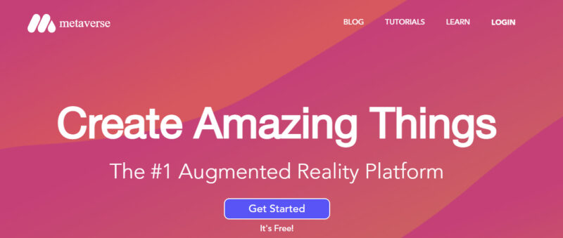 Metaverse Studio augmented reality platform