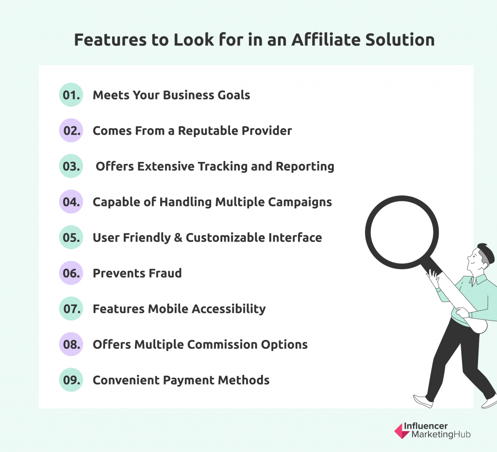 Features to Look for in an Affiliate Solution