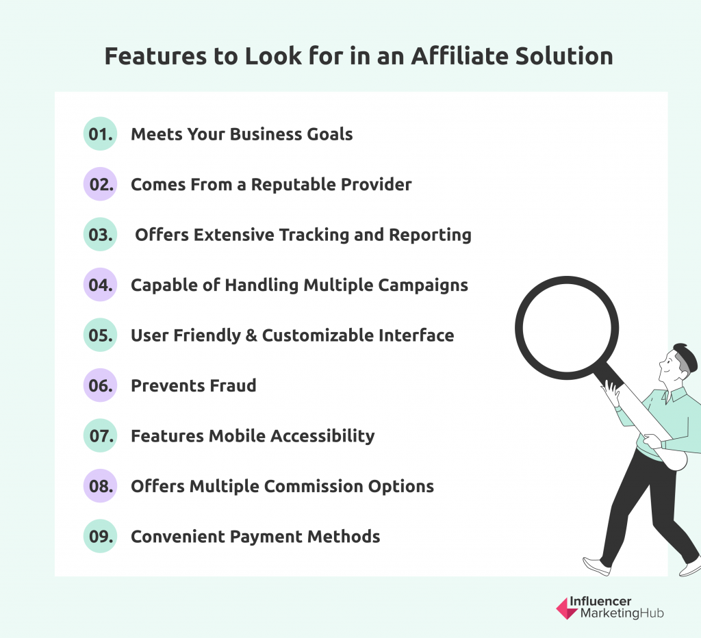 Features Affiliate Solution