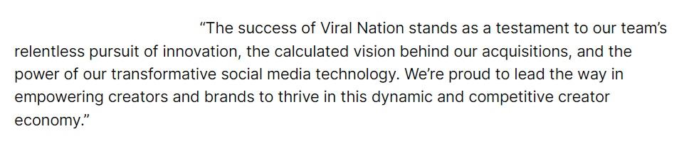 Viral Nation review