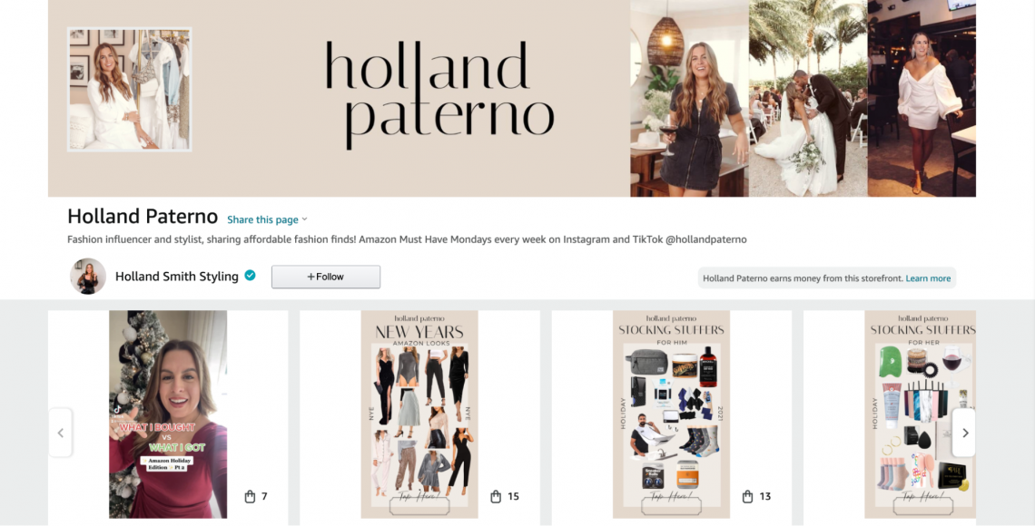 9 Amazon Influencer Storefront Examples to Drive Sales