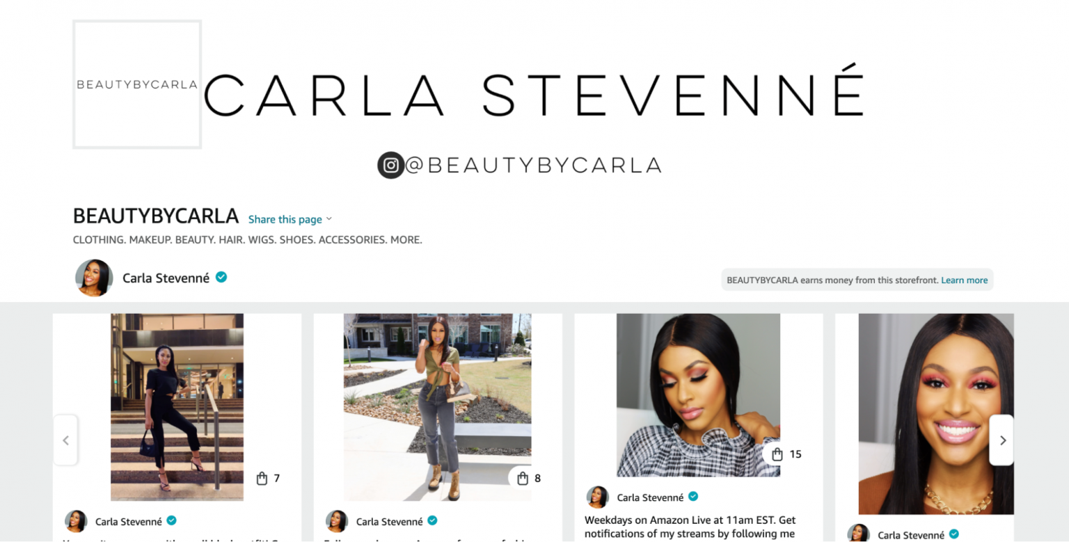 9 Amazon Influencer Storefront Examples To Drive Sales 9 Amazon Influencer Storefront Examples To Drive Sales