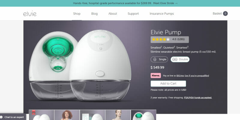 Elvie Pump _ Silent, Wearable, Smart Breast Pump