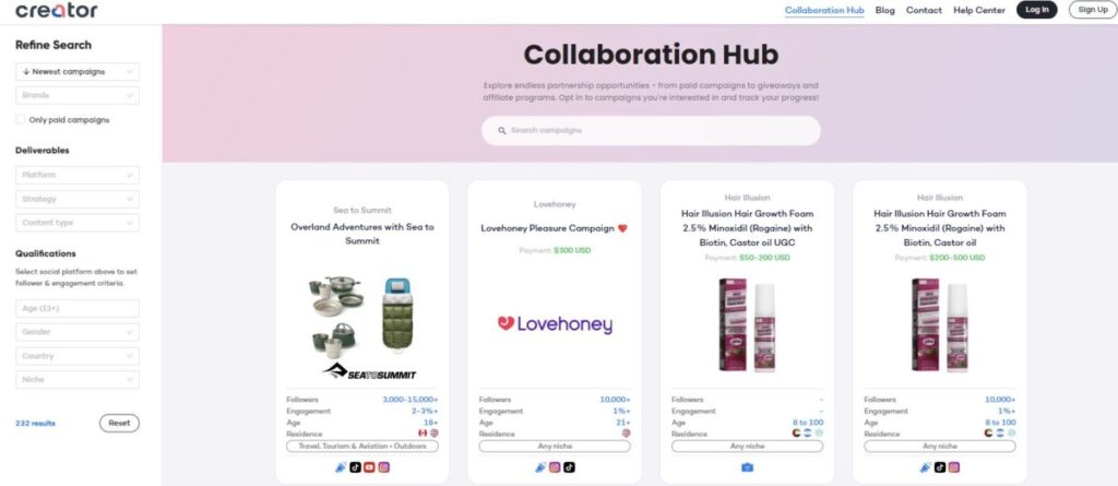 Collaboration Hub .creator.co