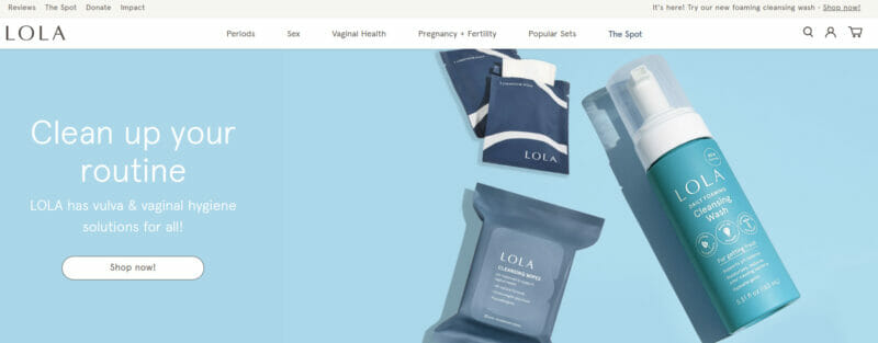 We're LOLA - feminine & reproductive care made by women who have been