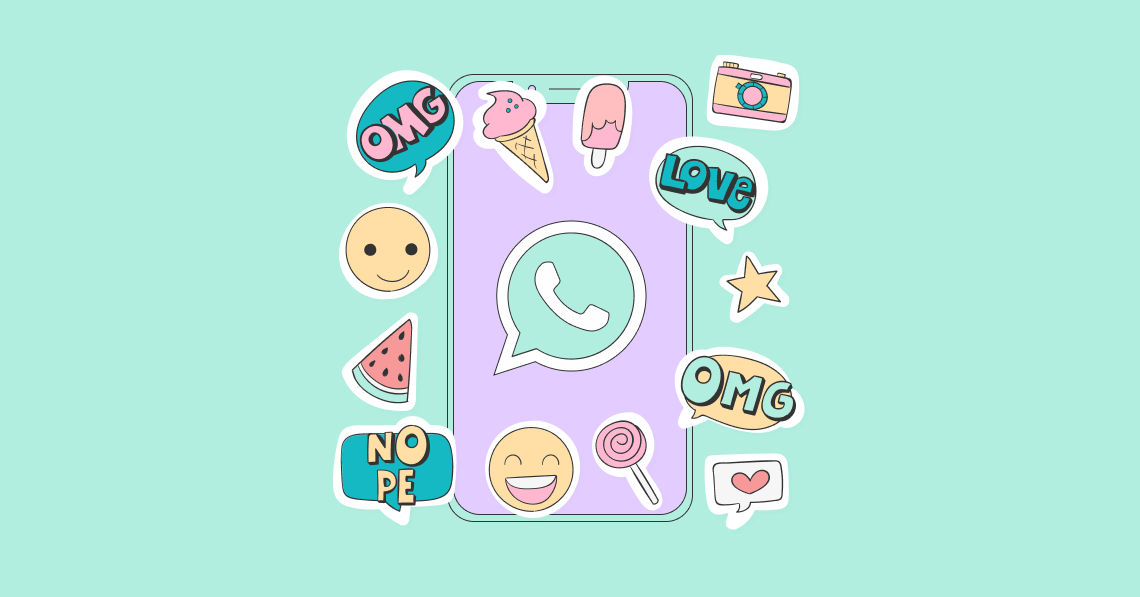 Create stickers for WhatsApp: online, from photos, videos