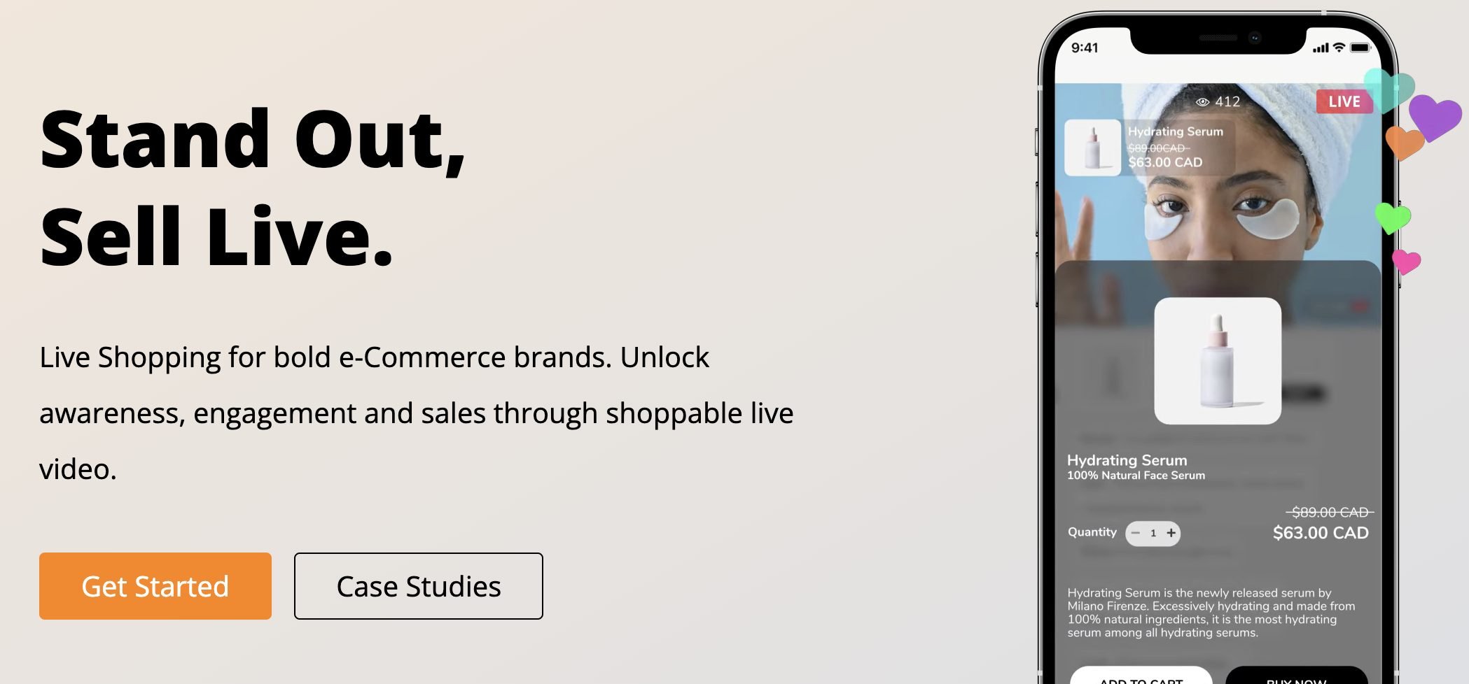 is launching an interactive live shopping platform