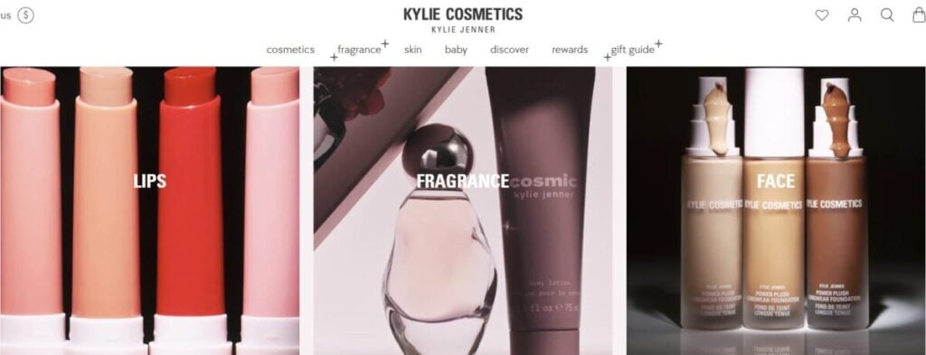 Kylie Cosmetics Shopify