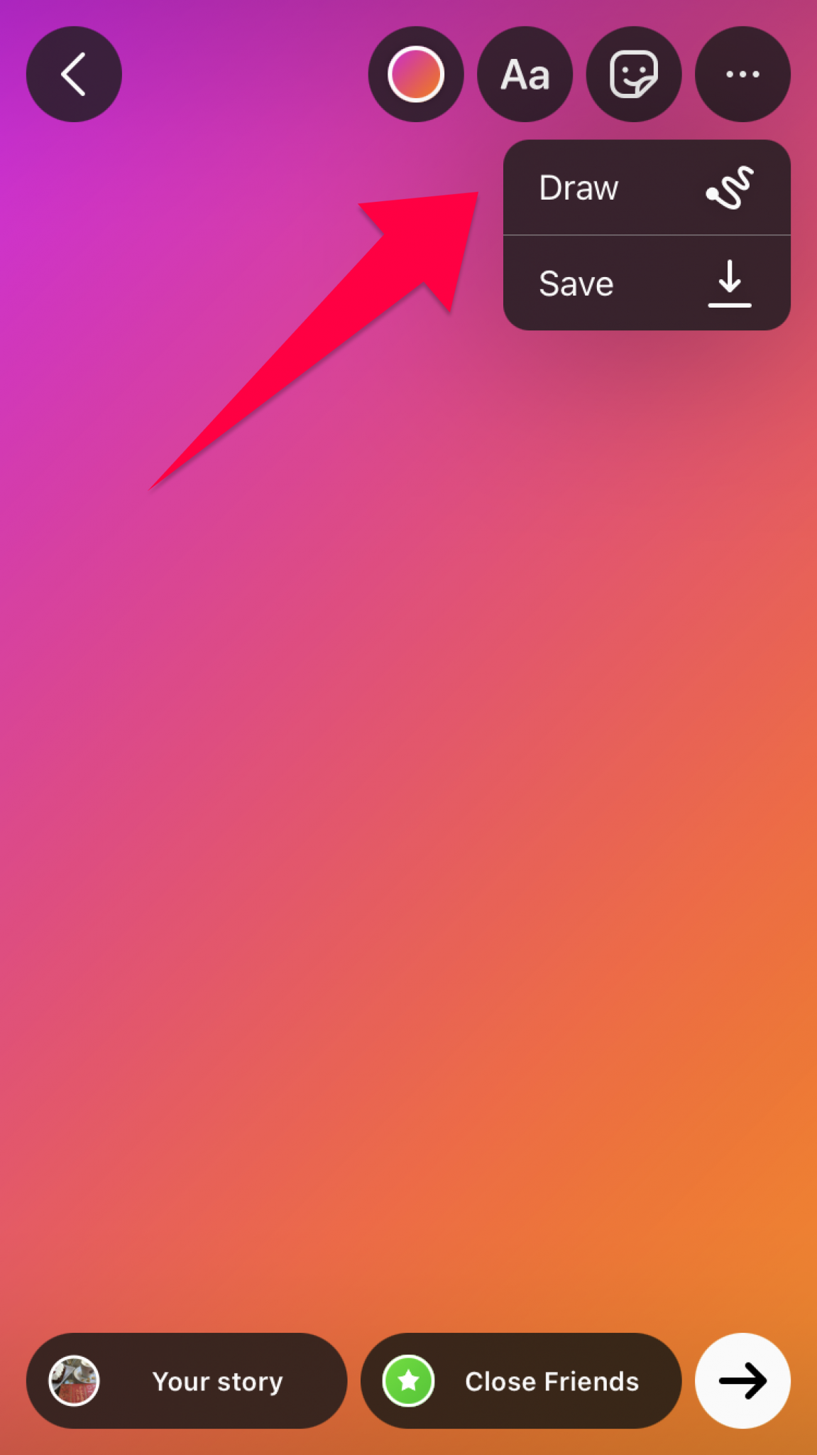 How To Change Instagram Story Background Gradient