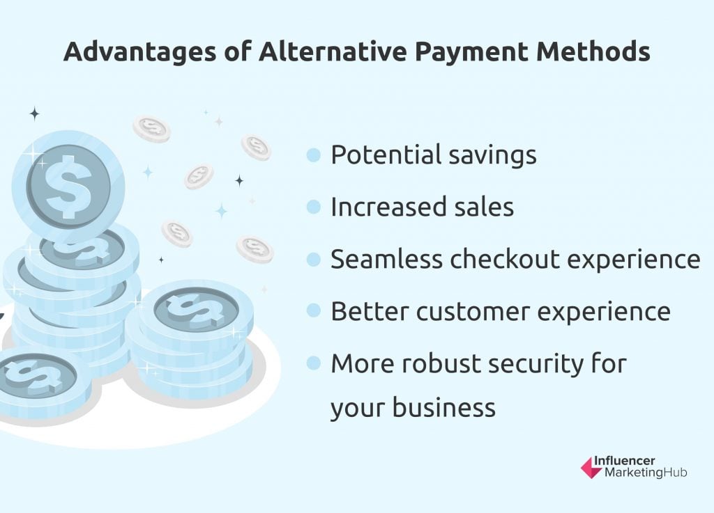 adventages of alternative payment methods