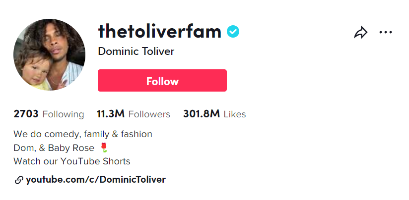 Dominic Toliver (@thetoliverfam) Official TikTok 
