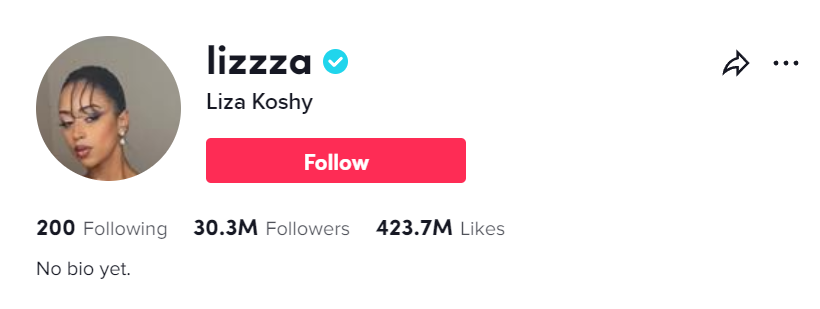 Liza Koshy (@lizzza) tiktok