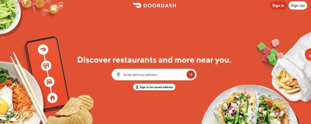 DoorDash app Cloudflare