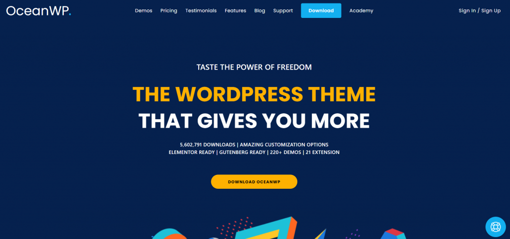 OceanWP - the Only WordPress Theme
