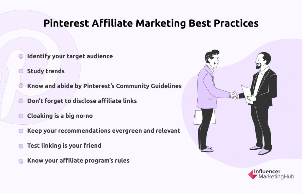 Pinterest affiliate marketing best practices
