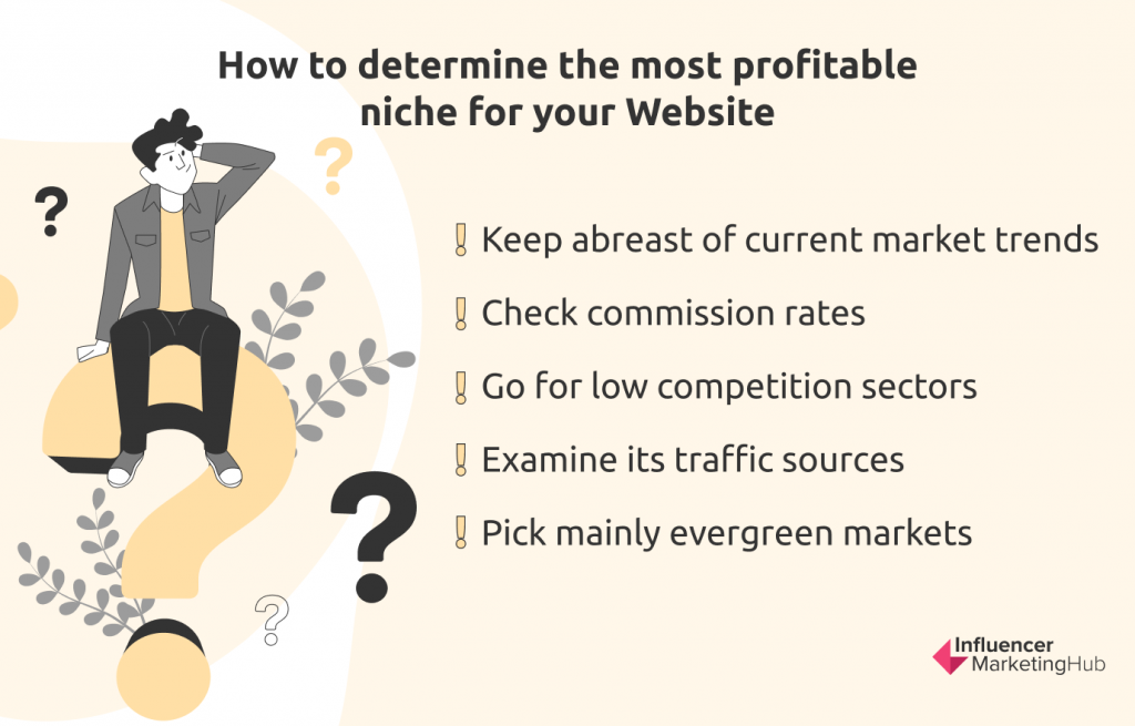 How to determine the most profitable niche for your website