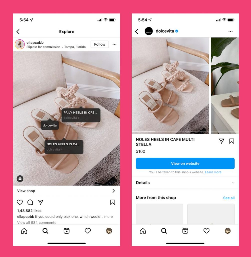 Instagram Product Tagging