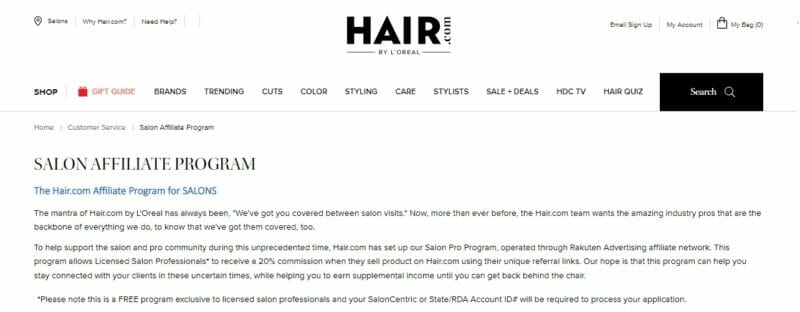Hair by L'oreal salon tested products