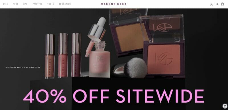 Makeup Geek makeup products website