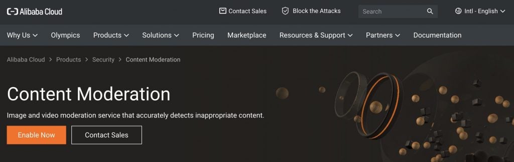 Alibaba Cloud Content Moderation