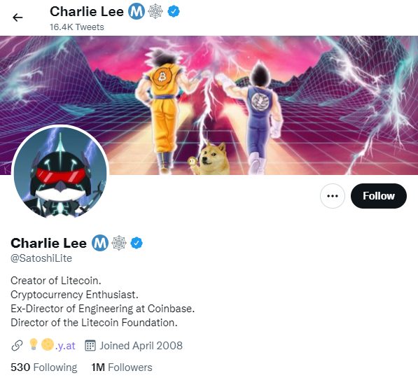 Charlie Lee Blockchain Influencer