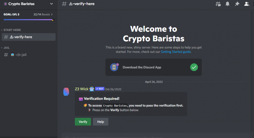 crypto baristas discord