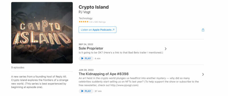 Crypto Island podcast