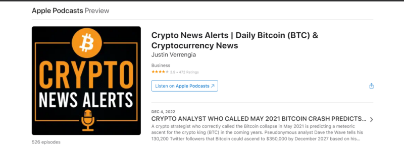 Crypto News Alerts podcast