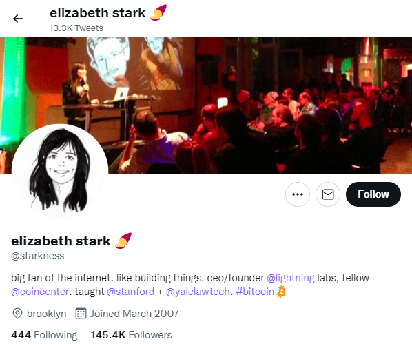 Elizabeth Stark Blockchain Influencer