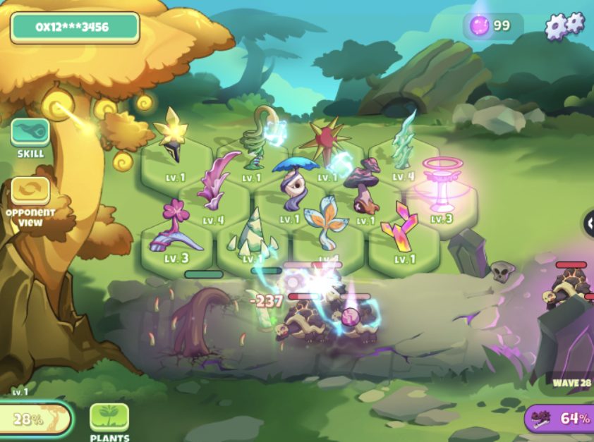 Plants vs. Undead is a multiplayer tower defense game