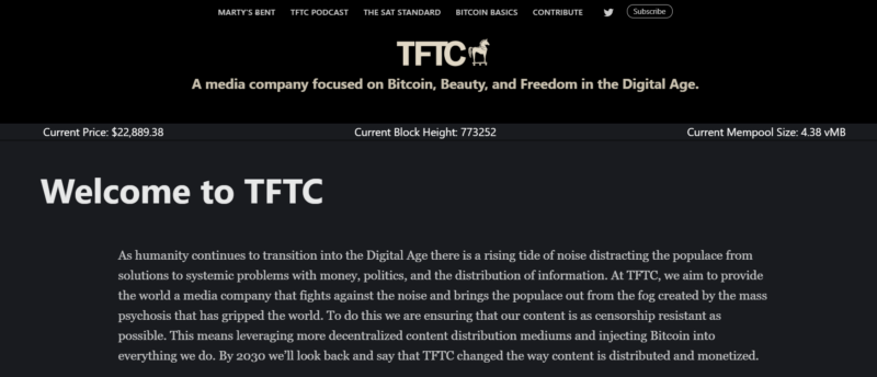 TFTC: A Bitcoin Podcast