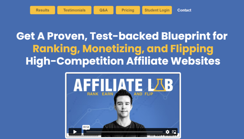 The Affiliate Lab by Matt Diggity