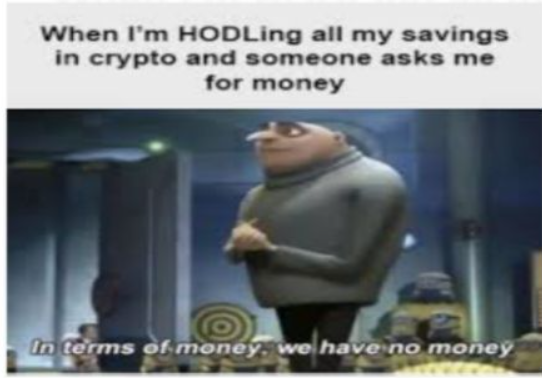 No money, only cryptos