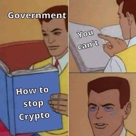 Edit and download for free this Simple Funny Crypto Meme layout