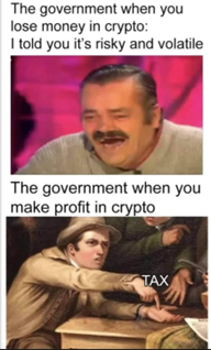 Tax on Cryptos