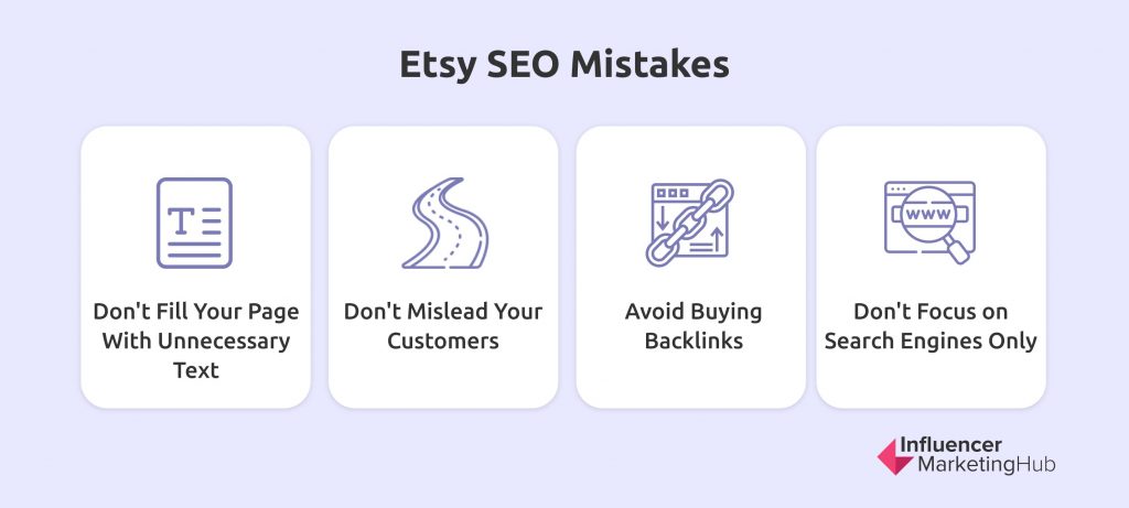 etsy seo mistakes