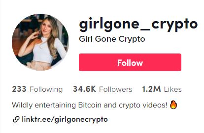 @girlgone_crypto TikTok Crypto Influencer
