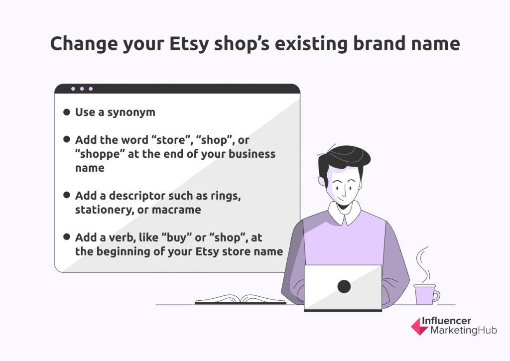 Change your Etsy Brand Name