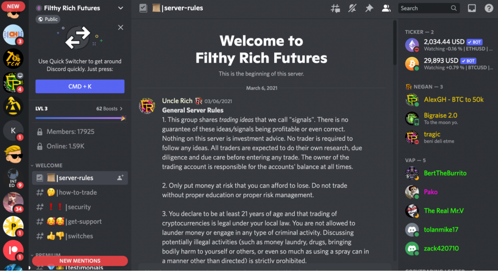 Filthy Rich Futures