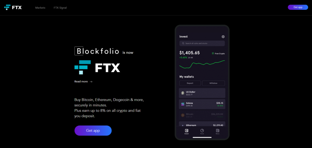 FTX (former Blockfolio)